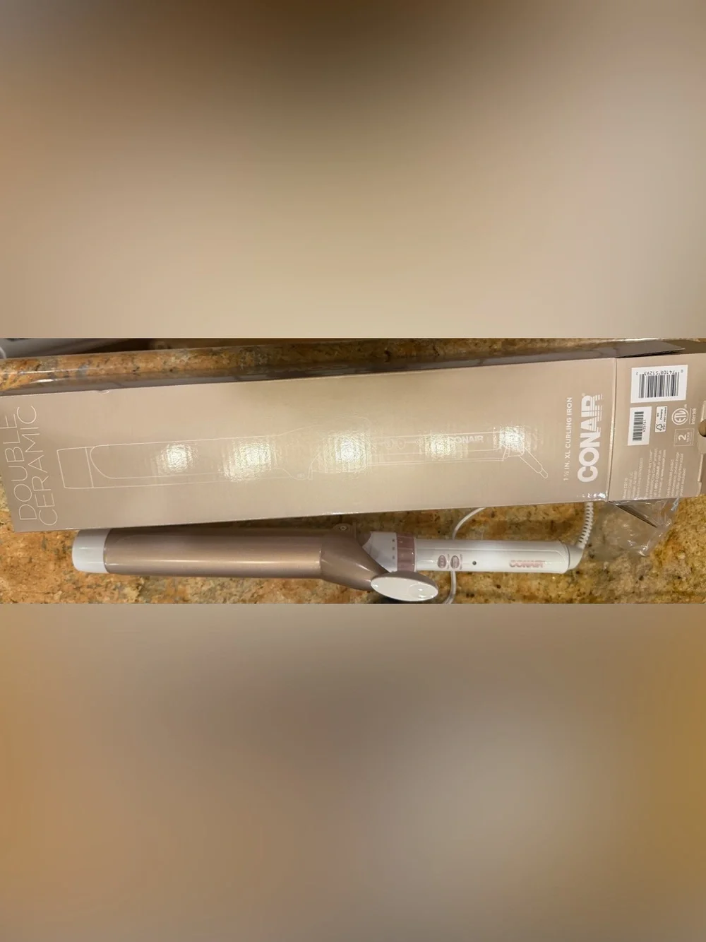 Rose Gold Double Ceramic Curling Wand